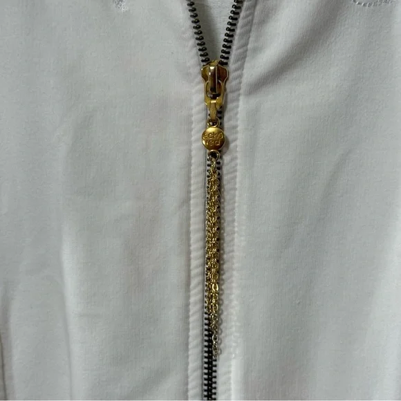 Ecko Unlimited Vintage Women's White and Blue Jean Jacket - Picture 12 of 15